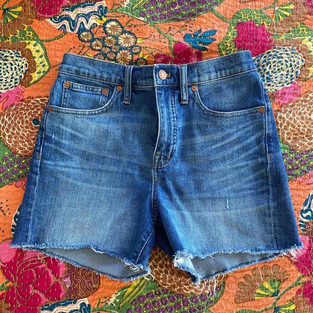 Madewell High-Rise Denim Shorts (size 27)